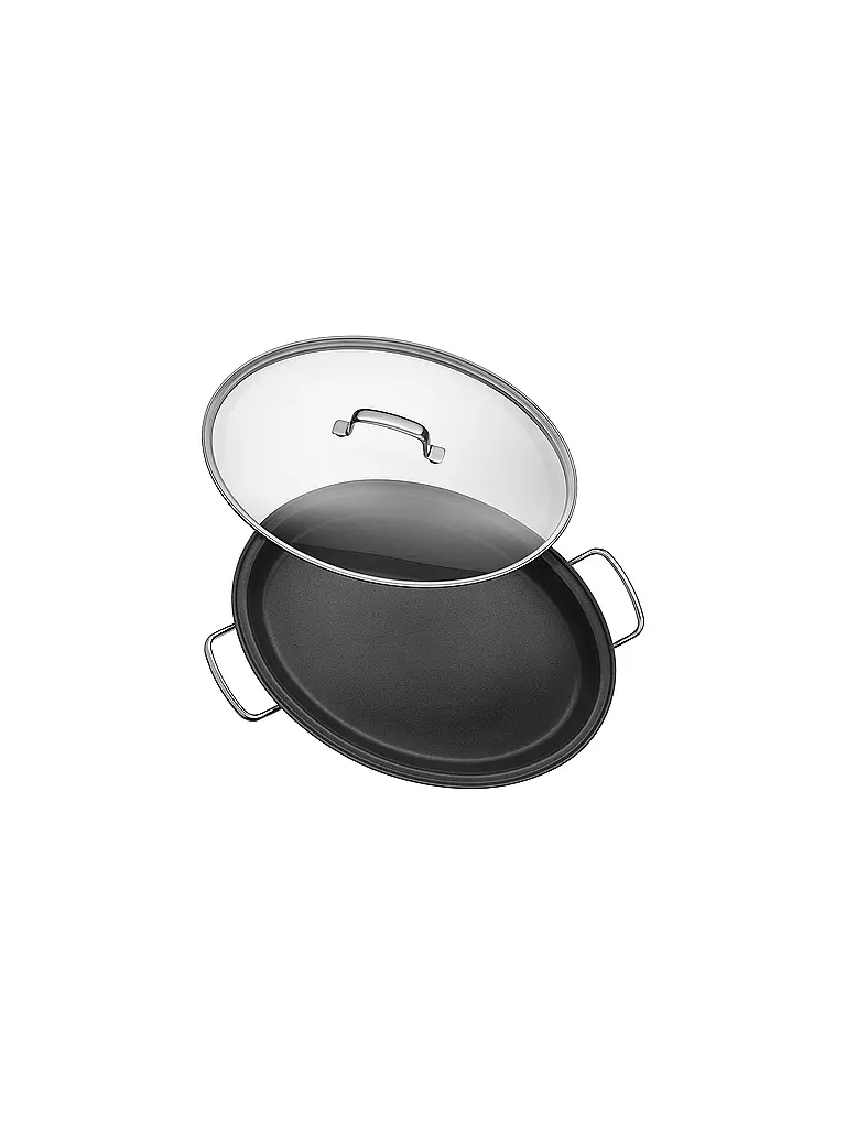 WMF | Sartén para pescado con tapa de cristal 38x26cm | 
