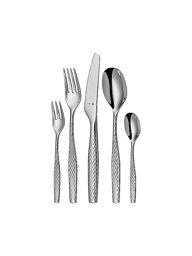 WMF | Sentic Juego de cubiertos de 30 piezas para 6 personas | Plata