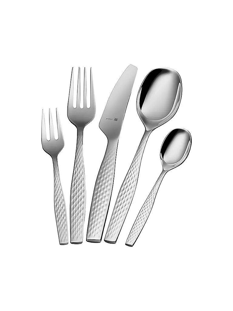 WMF | Sentic Juego de cubiertos de 30 piezas para 6 personas | Plata
