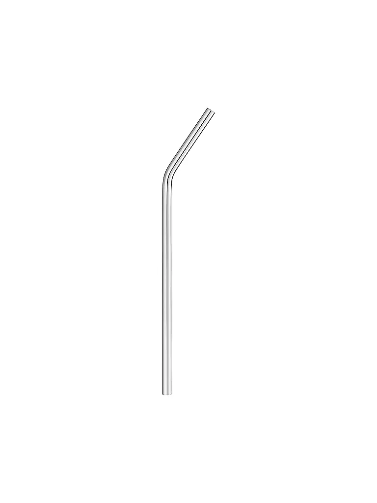 WMF | Set de pajitas Baric Cromargan, 24 cm, 7 piezas con cepillo incluido | Plata