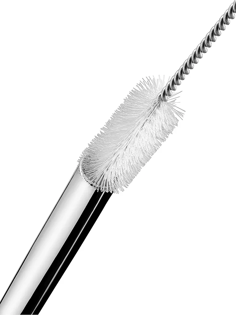 WMF | Set de pajitas Baric Cromargan, 24 cm, 7 piezas con cepillo incluido | Plata