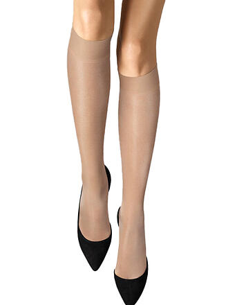 WOLFORD | Calcetines hasta la rodilla Satin Touch 20 den Cosmetic