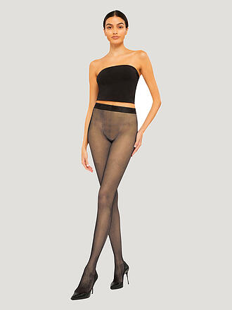 WOLFORD | Medias de rejilla TWENTIES soft cocao