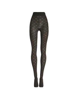 WOLFORD | Medias de moda DAISY COTTON soft cacao