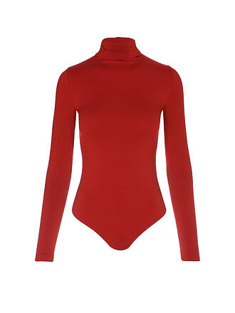 WOLFORD | Body SEAMLESS WOOL carmesí