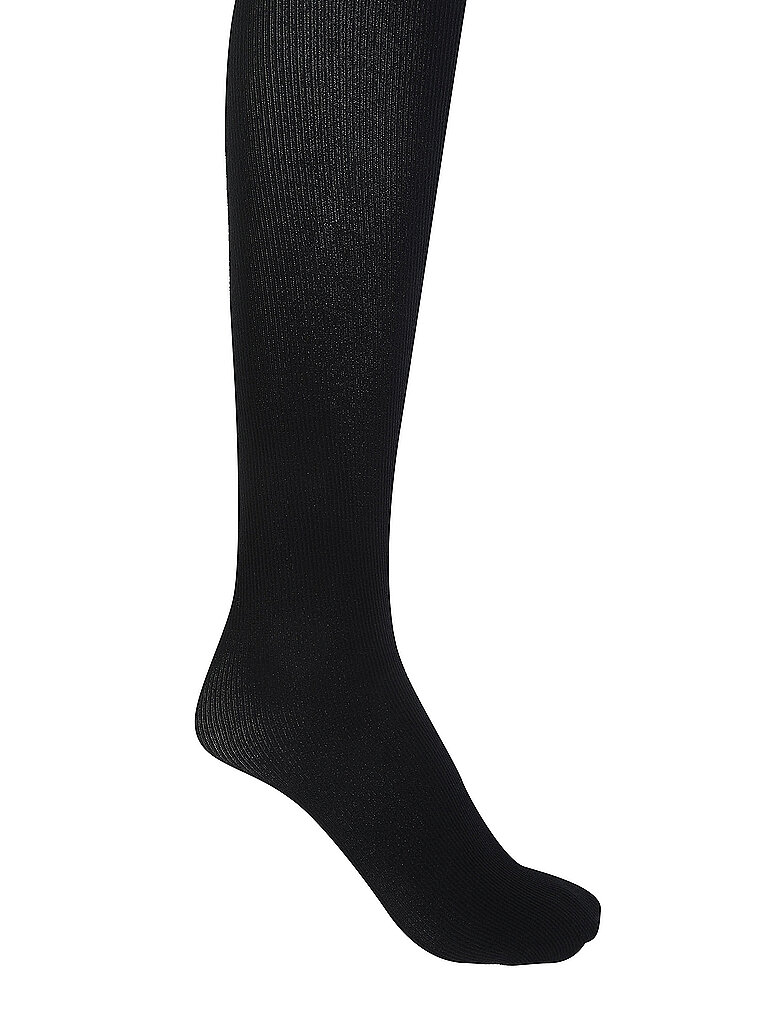 Wolford Medias de moda Mary Cotton Rib Black negro