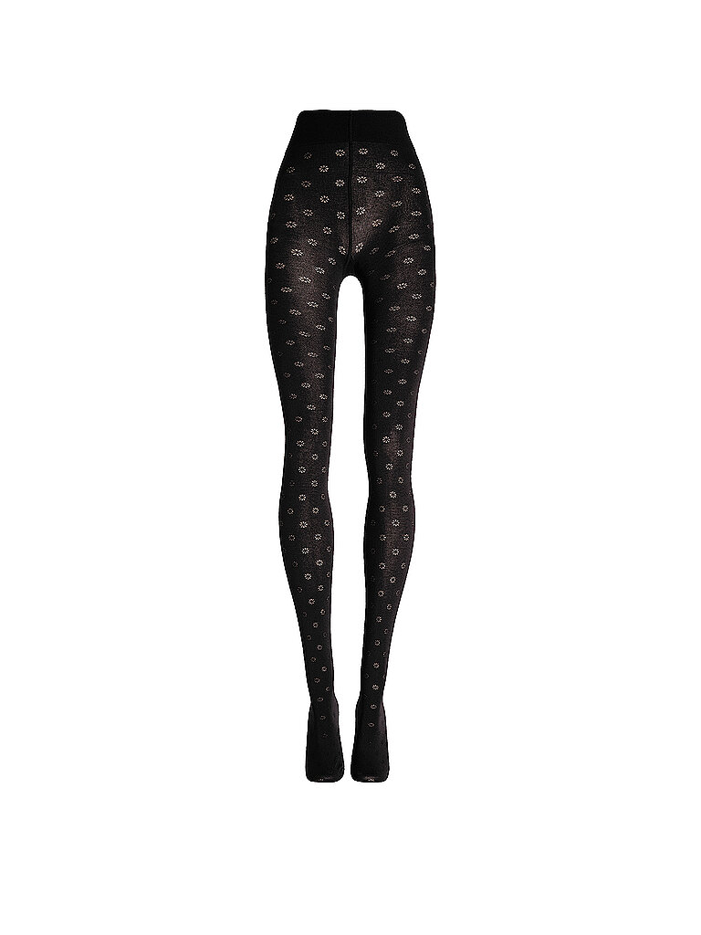 Wolford Modestrumpfhose DAISY COTTON negro