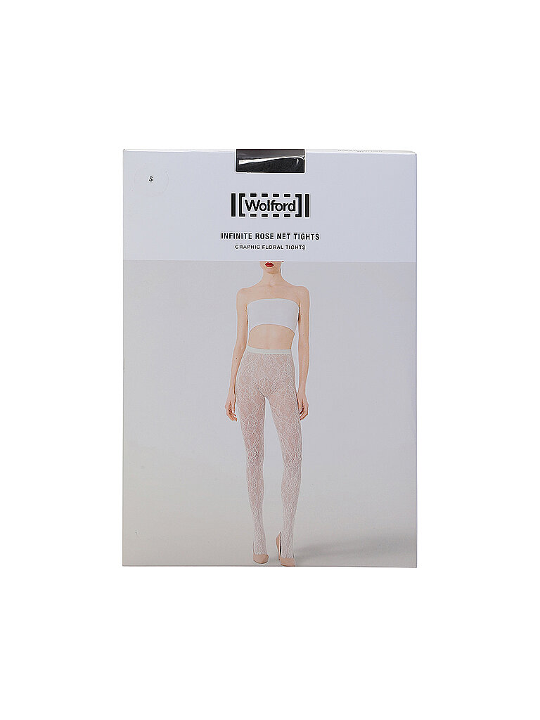 Medias de moda INFINITE ROSE NET black negro S