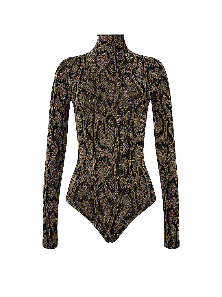 Wolford Body SHIMMERING PYTHON olive phthon oliva