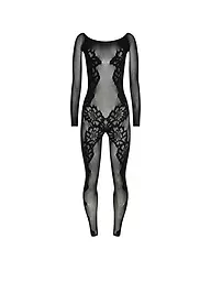 WOLFORD | Jumpsuit LACE TATTOO black | Negro