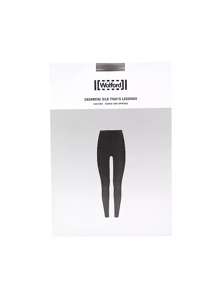 WOLFORD | Kaschmirleggings KASCHMIR-SEIDE (schwarz) | Negro