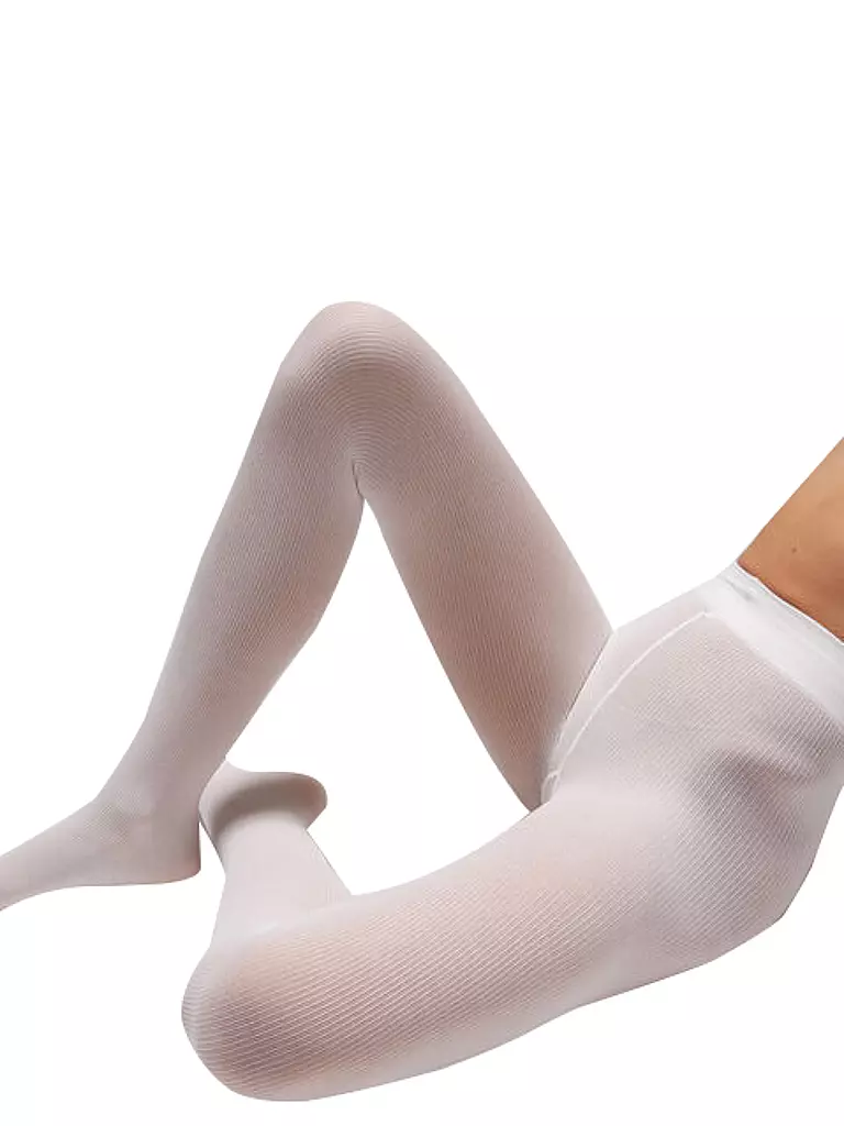 WOLFORD | Medias de moda Mary Cotton Rib | Beige