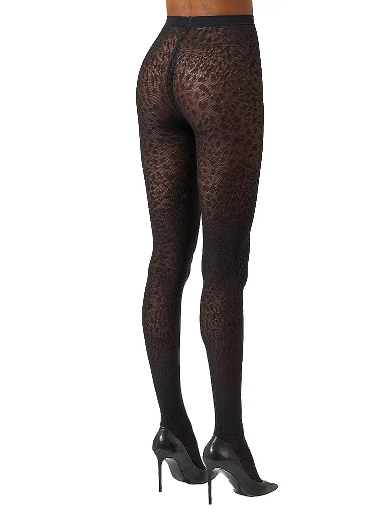 WOLFORD | Medias de moda PANTERA Black | Negro