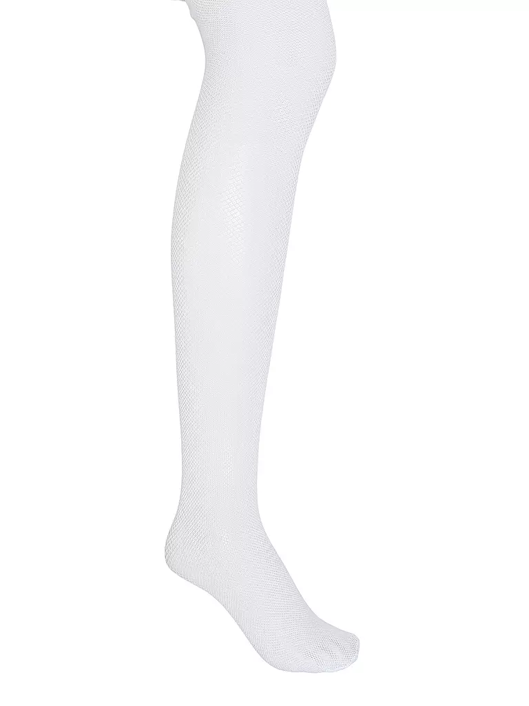WOLFORD | Medias de rejilla TWENTIES White | Blanco