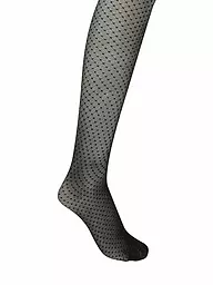 WOLFORD | Medias funcionales CONTROL DOTS 20 fairly light / black | Negro
