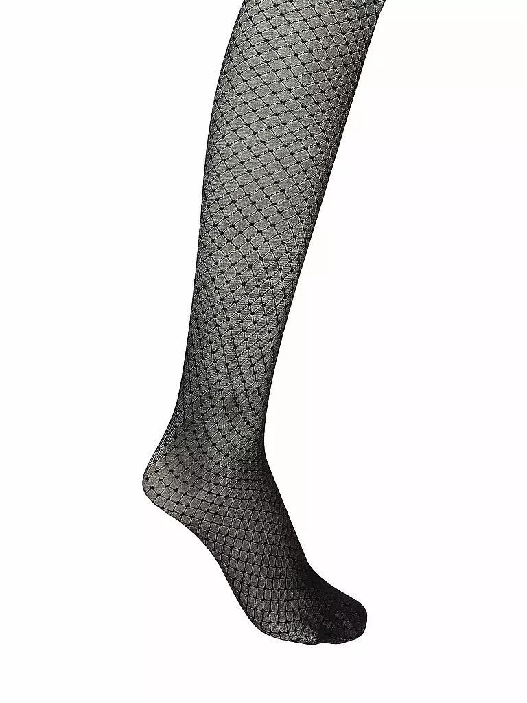 WOLFORD | Medias funcionales CONTROL DOTS 20 negras | Negro