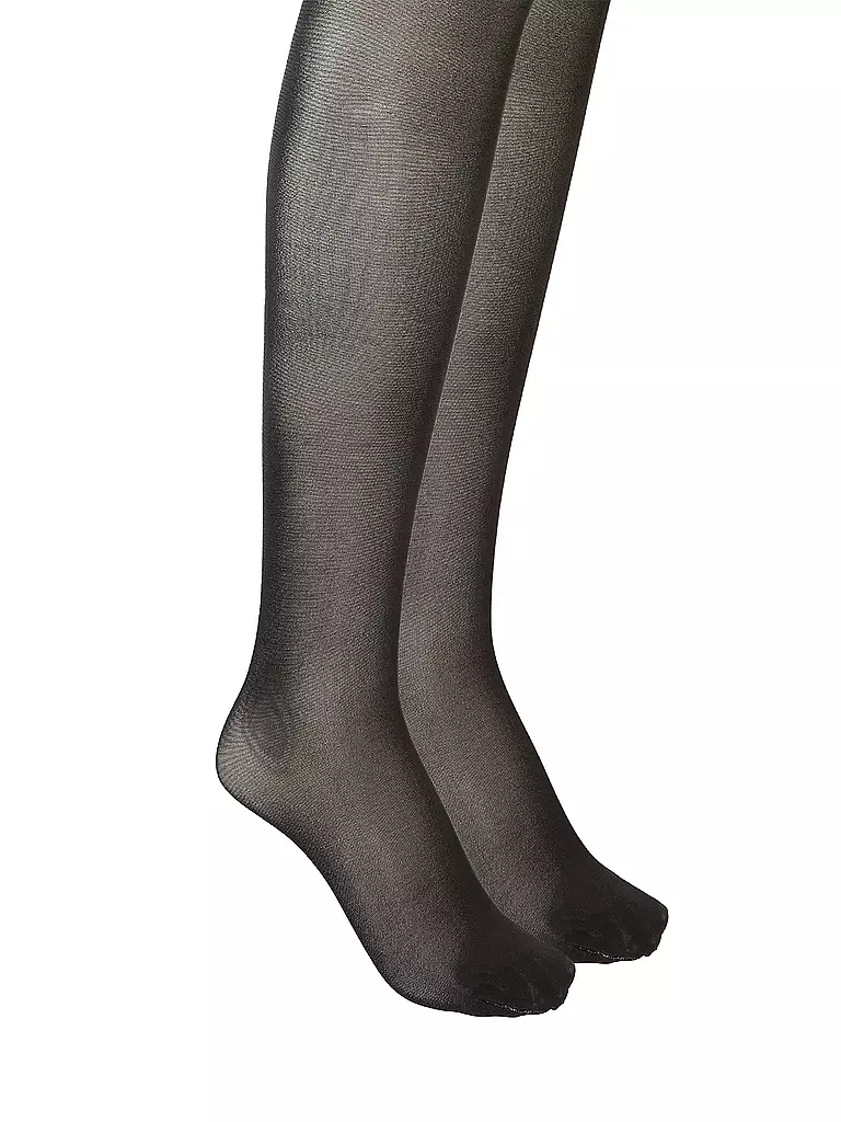 WOLFORD | Medias NEON 40, paquete de 2, negro | Negro