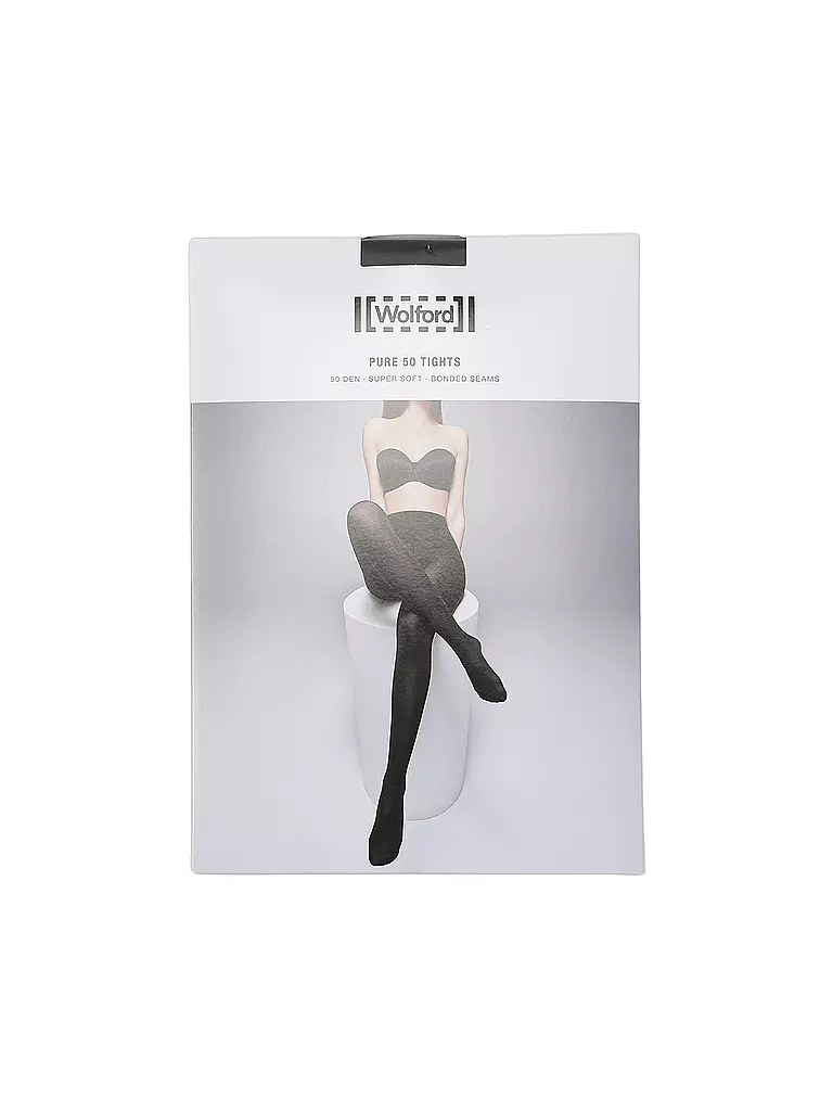 WOLFORD | Medias Pure 50 admiral | Azul oscuro
