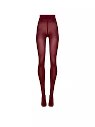 WOLFORD | Medias VELVET DE LUXE 66 negras | Rojo oscuro