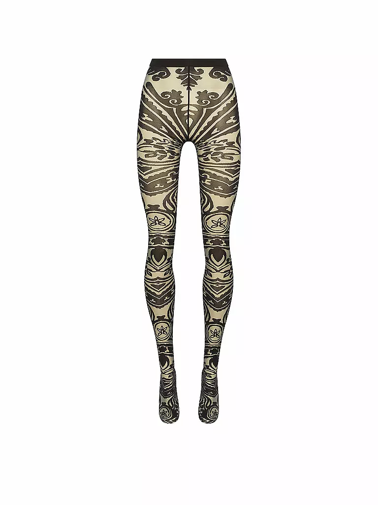 WOLFORD | Modestrumpfhose  WOLFORD x ETRO grey/black | Negro