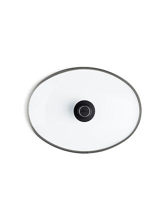 WOLL | Tapa de vidrio de seguridad ovalada 38x28cm Vidrio