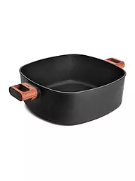 WOLL | Cacerola con mango de madera 24x24cm ECO-LOGIC Antiadherente | Negro