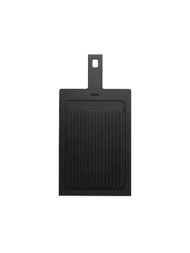 WOLL | Tabla de cortar CUT and SERVE 49x25cm Negra con ranuras | Negro
