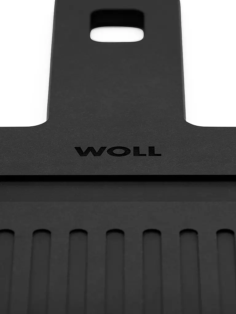 WOLL | Tabla de cortar CUT and SERVE 49x25cm Negra con ranuras | Negro