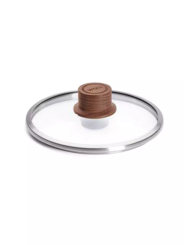 WOLL | Tapa de cristal ECO-LOGIC 18cm Cristal/Madera | Transparente