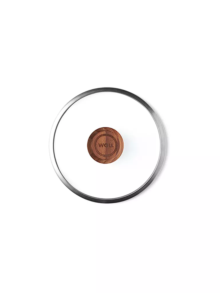 WOLL | Tapa de cristal ECO-LOGIC 18cm Cristal/Madera | Transparente