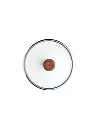 WOLL | Tapa de cristal ECO-LOGIC 24cm Vidrio/Madera | Transparente