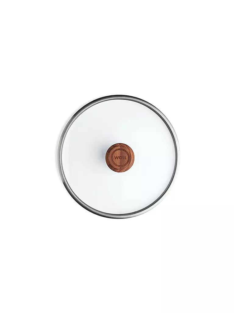 WOLL | Tapa de cristal ECO-LOGIC 24cm Vidrio/Madera | Transparente