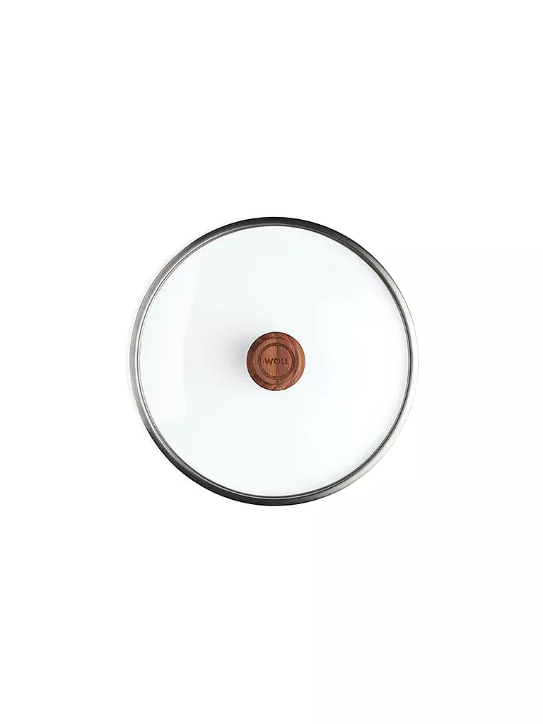 WOLL | Tapa de cristal ECO-LOGIC 28cm Vidrio/Madera | Transparente