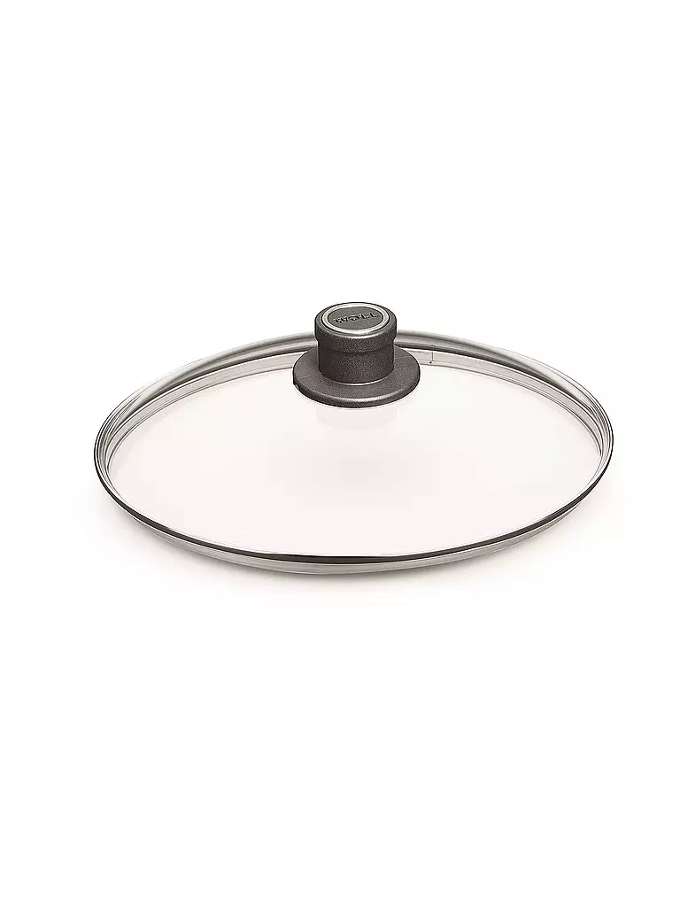 WOLL | Tapa de cristal redonda de 28 cm | Transparente
