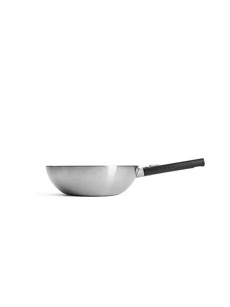 WOLL | Wok LOGIC STEEL 30cm/4,9l Acero inoxidable | Plata