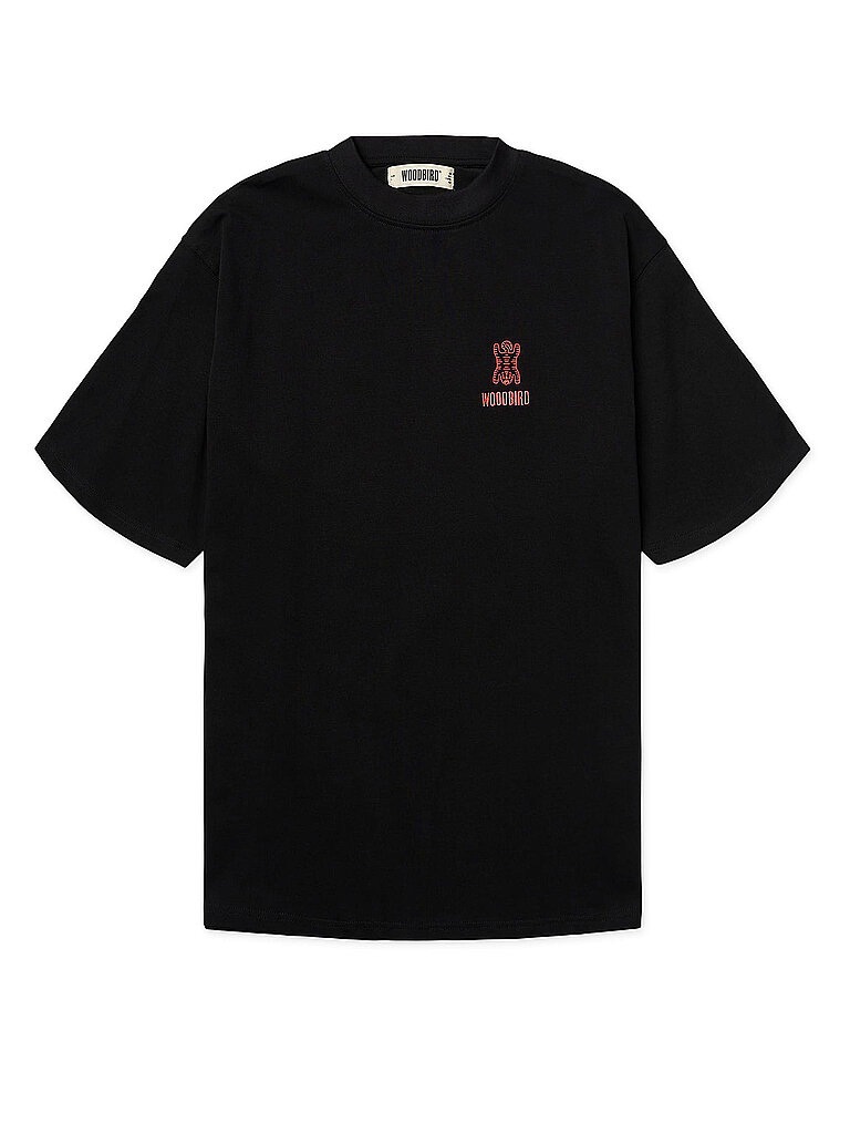 Woodbird Camiseta WBBAINE TIGER negro
