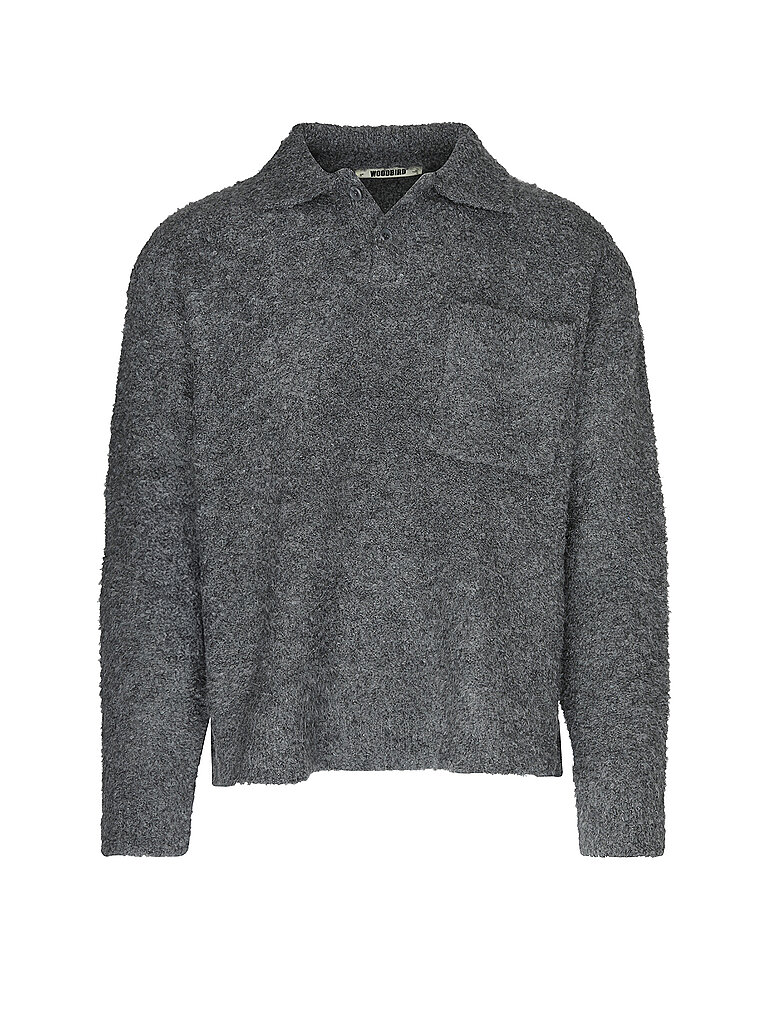 Woodbird Polo-Pulóver WBDOM gris