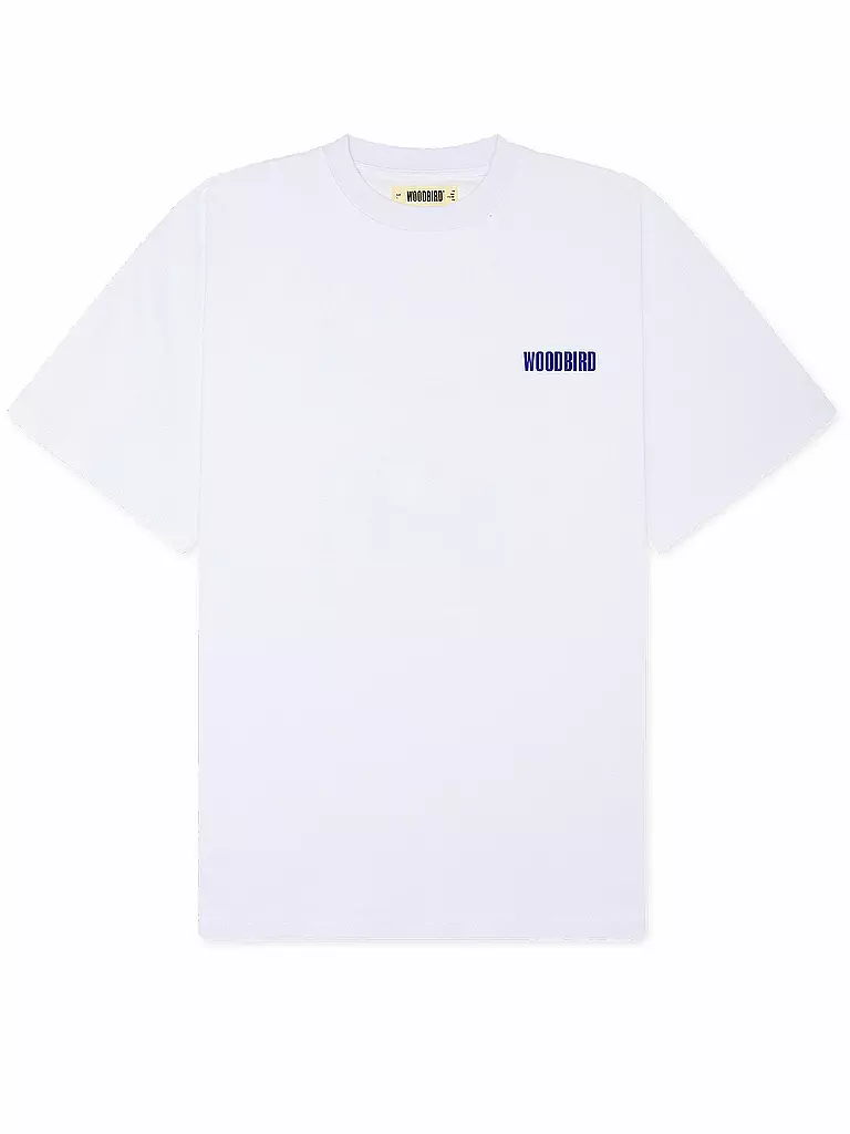 WOODBIRD | Camiseta WBBAINE KOI | Blanco