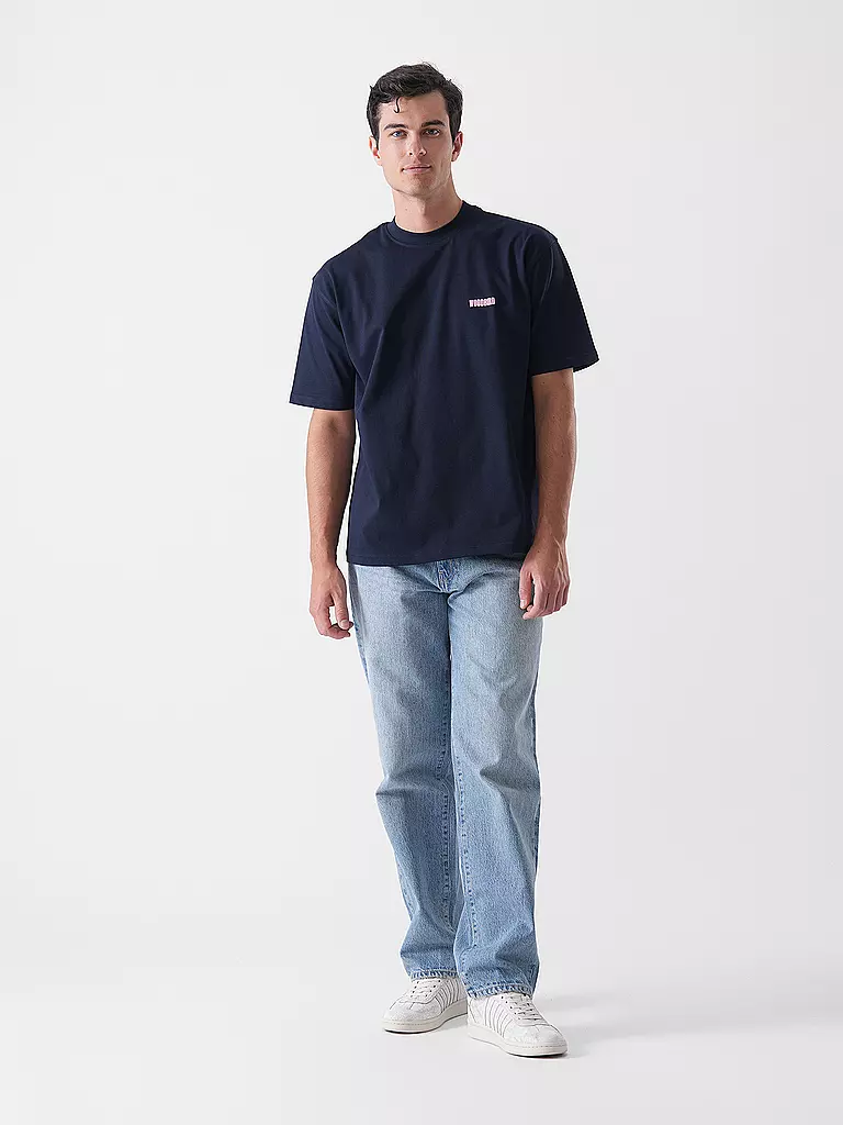 WOODBIRD | Camiseta WBBAINE KOI | Azul oscuro