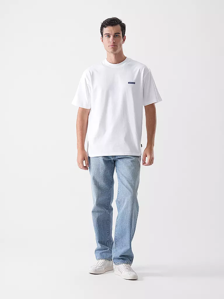 WOODBIRD | Camiseta WBBAINE KOI | Blanco
