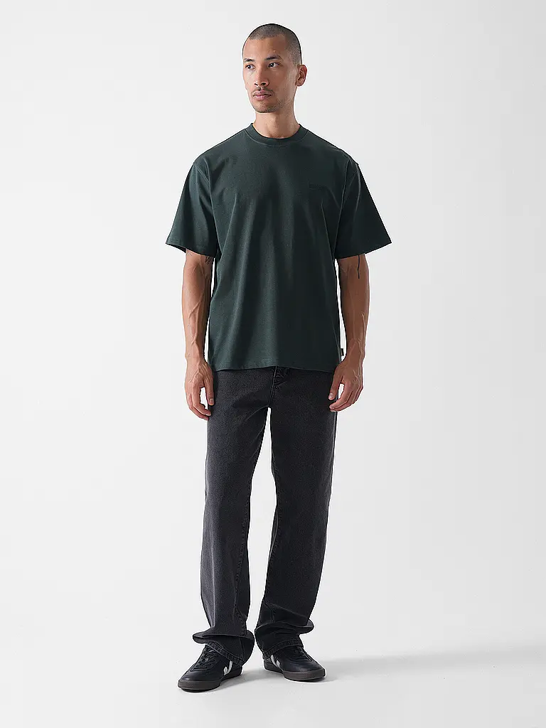 WOODBIRD | Camiseta WBBAINE | Verde oscuro