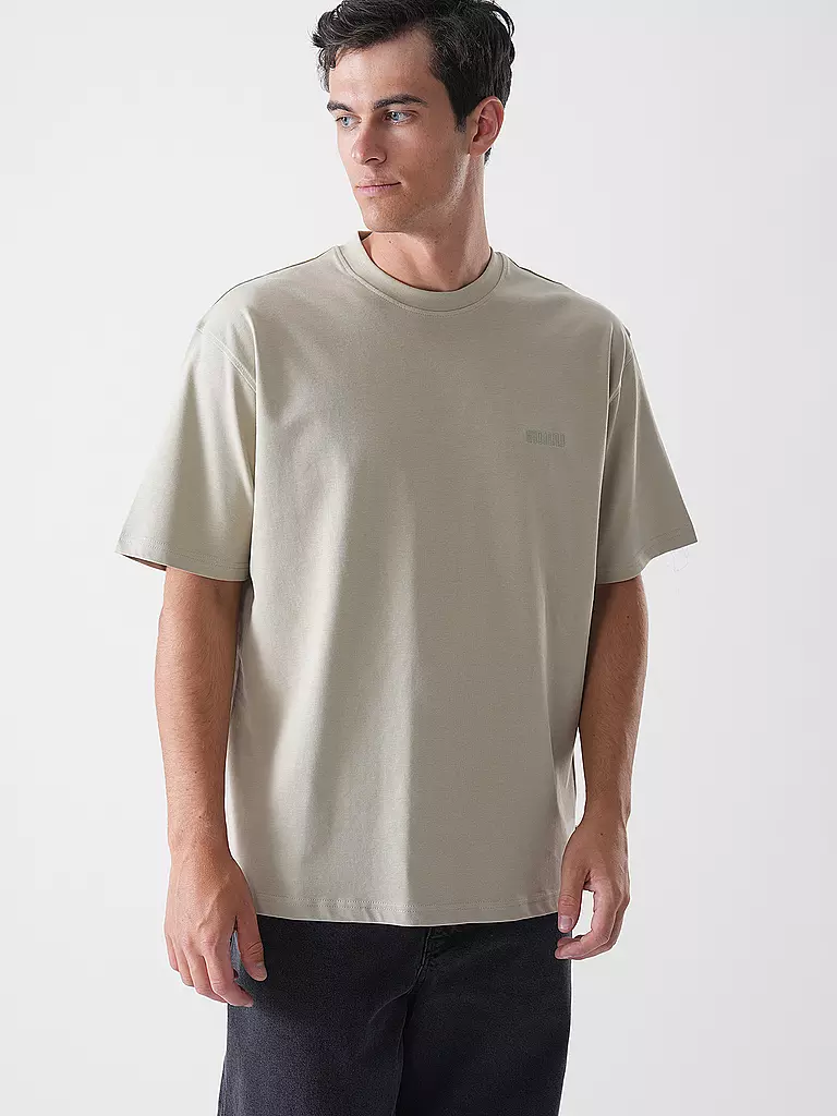 WOODBIRD | Camiseta WBBAINE | Gris claro