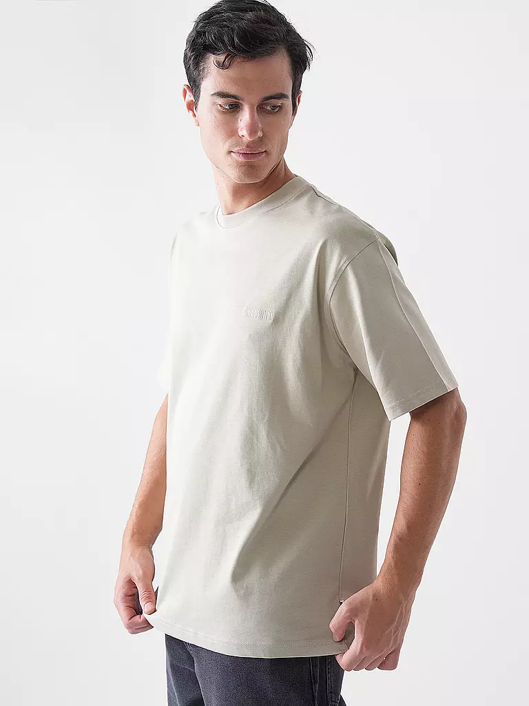 WOODBIRD | Camiseta WBBAINE | Gris claro