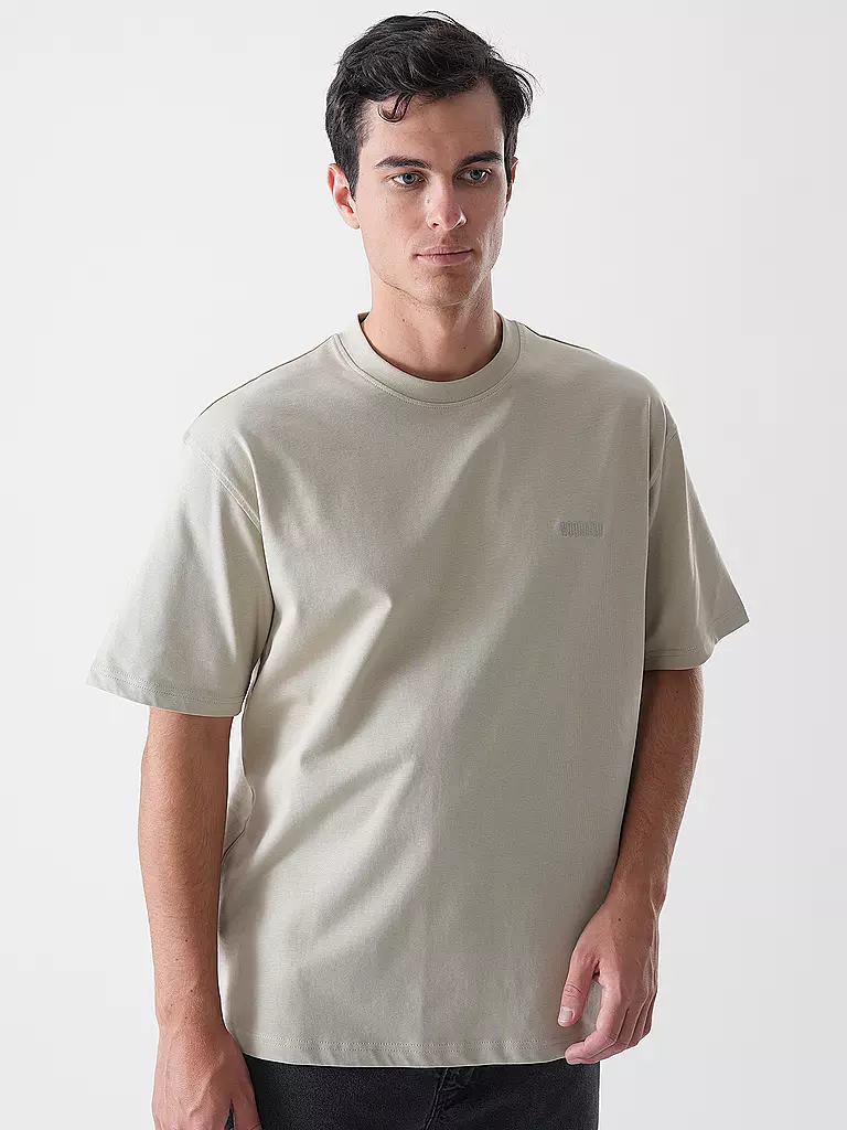 WOODBIRD | Camiseta WBBAINE | Gris claro