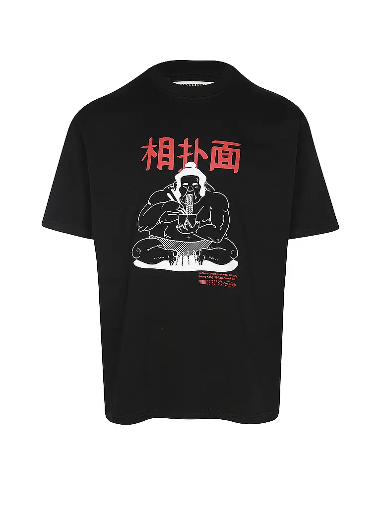 WOODBIRD | Nombre del producto: Camiseta WBBAINE | Negro