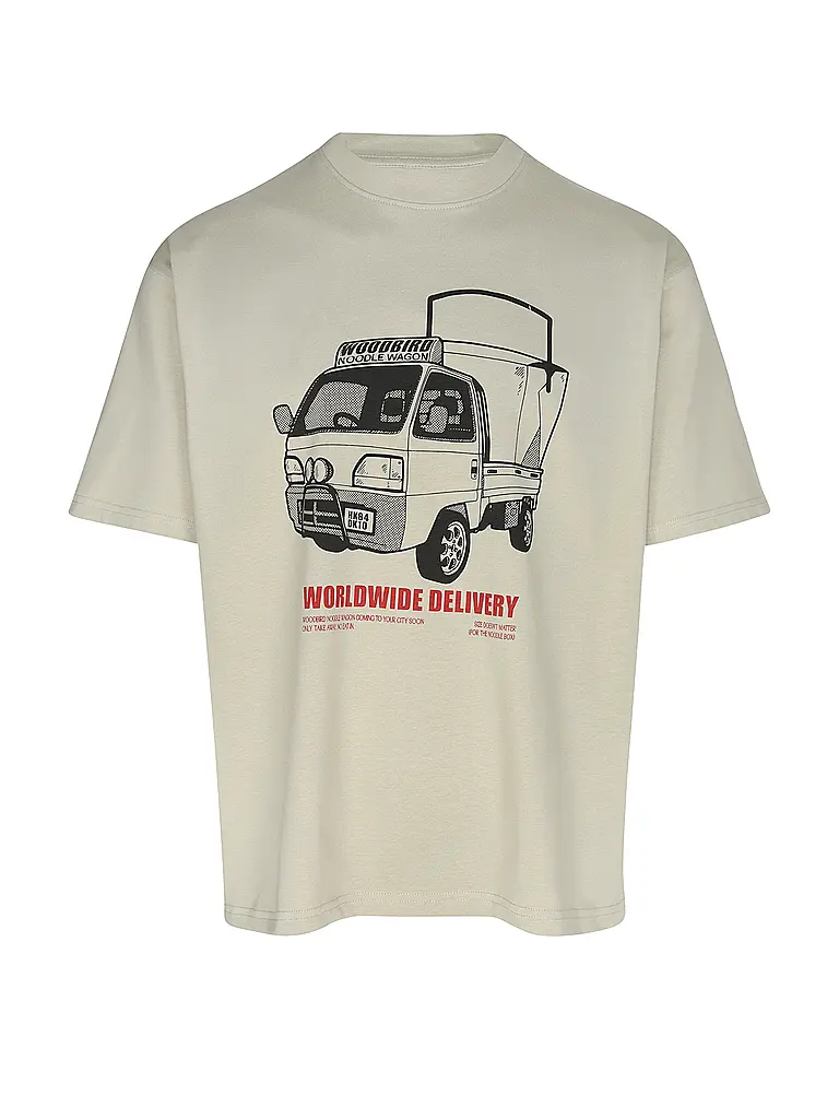 WOODBIRD | Nombre del producto: Camiseta WBBAINE | Beige