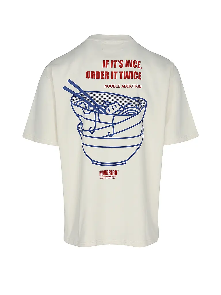 WOODBIRD | Nombre del producto: Camiseta WBBAINE | Crema