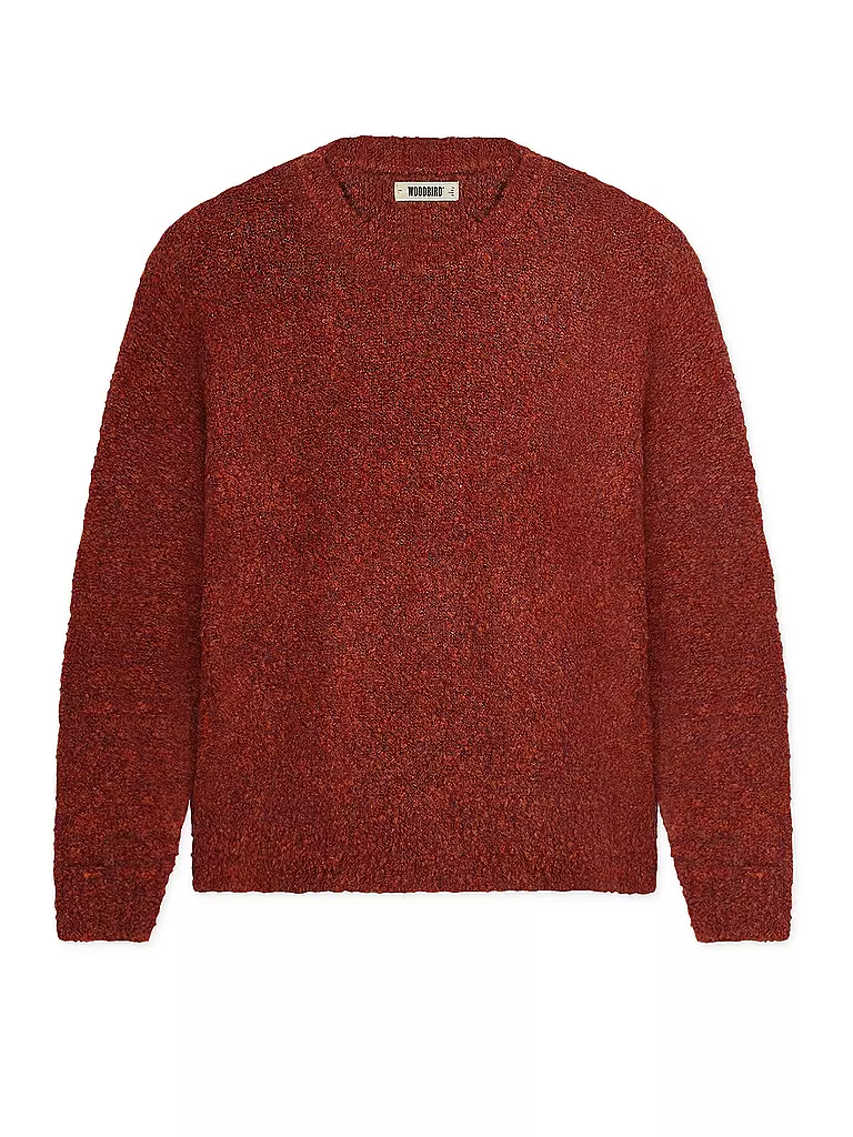 WOODBIRD | Pullover WBKURT LOOP | Rojo oscuro