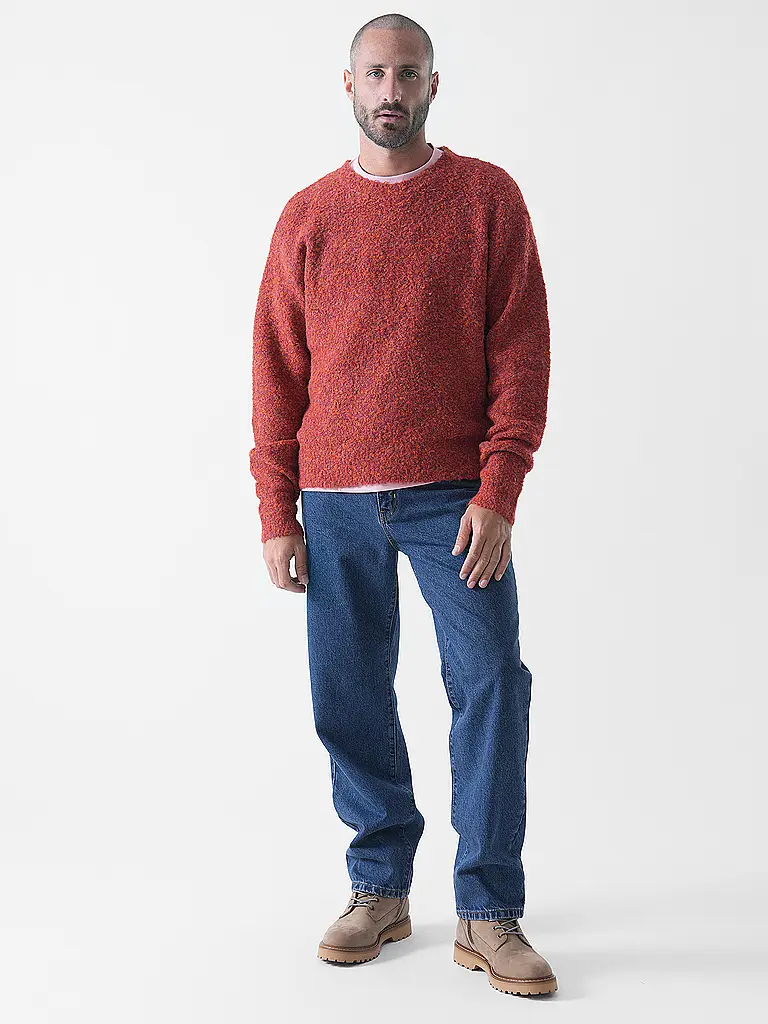 WOODBIRD | Pullover WBKURT LOOP | Rojo oscuro