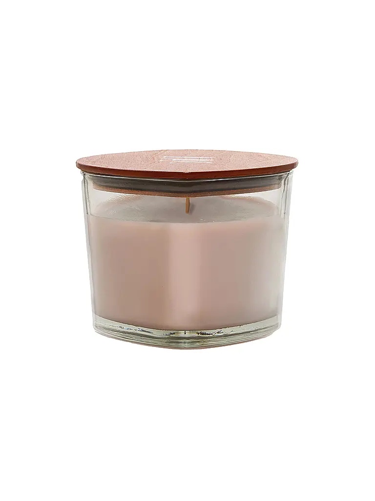 WOODWICK | Ellipsenkerze Knisterdocht 454g Patchouli Creme | Beige